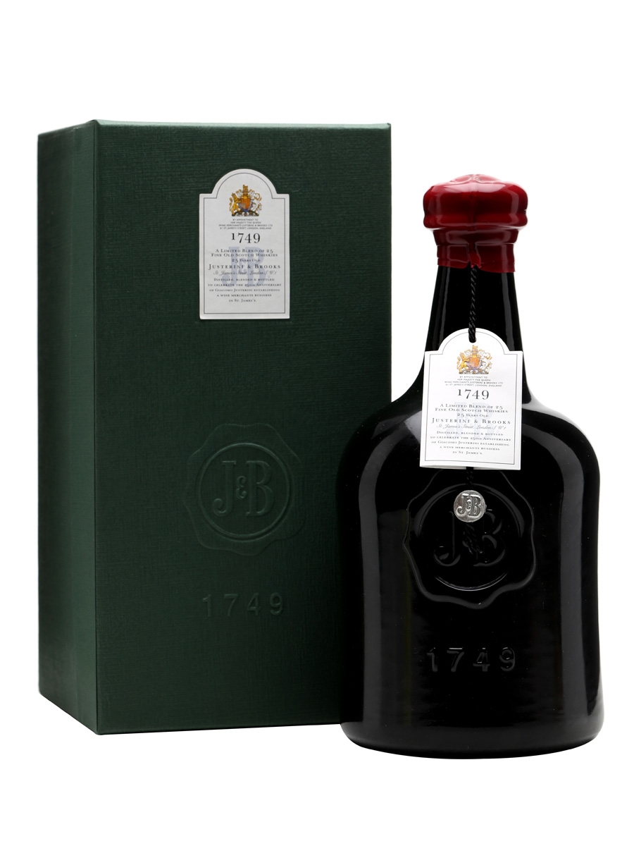 J & B 25 Year Old Replica Bottle | Blended Scotch Whisky | Whisky ...