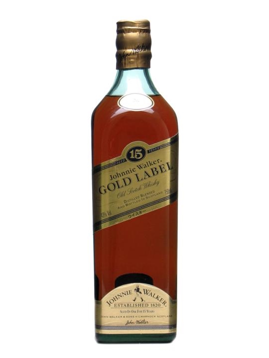 Johnnie Walker 15 Year Old Gold Label Bottled 1980s | Whisky Marketplace US